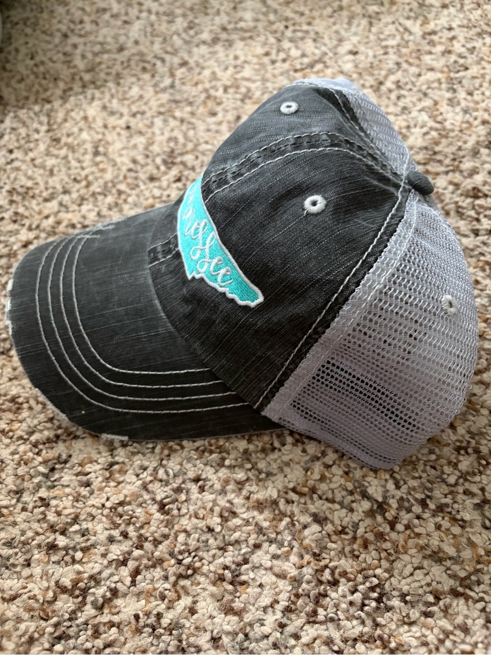 Tennessee Script Patch Distressed Hat - Picture 2 of 3